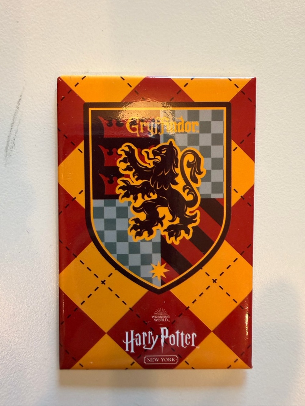 Gryffindor Crest Magnet from Wizarding World New York Store